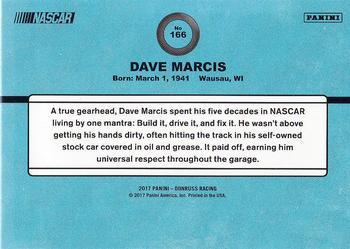 2017 Donruss - Blue Foil #166 Dave Marcis Back