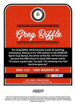 2017 Donruss - Green Foil #57 Greg Biffle Back