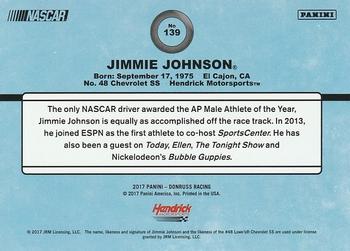 2017 Donruss - Green Foil #139 Jimmie Johnson Back