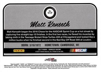 2017 Donruss - Gold Press Proof #117 Matt Kenseth Back