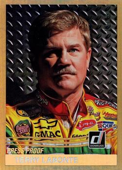 2017 Donruss - Gold Press Proof #160 Terry Labonte Front