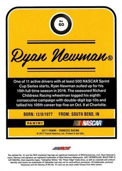 2017 Donruss - Press Proof #60 Ryan Newman Back