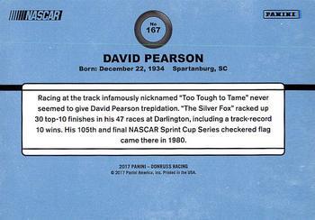 2017 Donruss - Press Proof #167 David Pearson Back