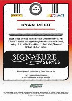 2017 Donruss - Signature Series #SS-RR Ryan Reed Back