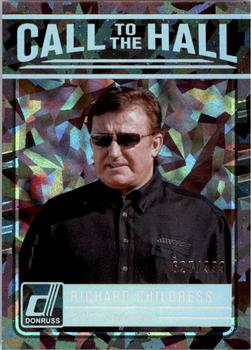 2017 Donruss - Call to the Hall Cracked Ice #CALL-2 Richard Childress Front