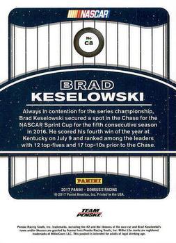 2017 Donruss - Classics Cracked Ice #C8 Brad Keselowski Back