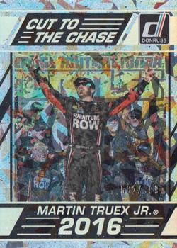 2017 Donruss - Cut to the Chase Cracked Ice #CC1 Martin Truex Jr. Front