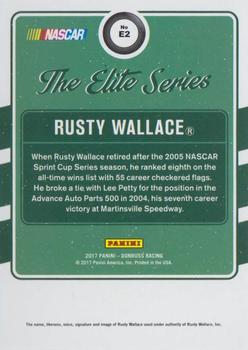 2017 Donruss - The Elite Series #E2 Rusty Wallace Back