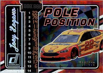 2017 Donruss - Pole Position Cracked Ice #PP3 Joey Logano Front