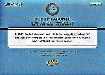 2017 Donruss - Retro Relics 1984 #84-BL Bobby Labonte Back