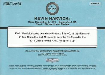 2017 Donruss - Retro Relics 1984 #84-KH Kevin Harvick Back