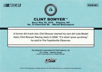 2017 Donruss - Retro Signatures 1984 #CB Clint Bowyer Back