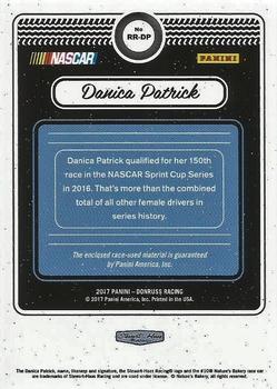 2017 Donruss - Rubber Relics #RR-DP Danica Patrick Back