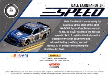 2017 Donruss - Speed Cracked Ice #S2 Dale Earnhardt Jr. Back