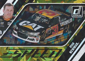 2017 Donruss - Speed Cracked Ice #S6 Ryan Newman Front