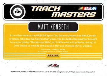2017 Donruss - Track Masters #TM5 Matt Kenseth Back