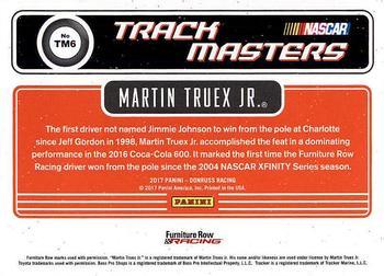 2017 Donruss - Track Masters Cracked Ice #TM6 Martin Truex Jr. Back