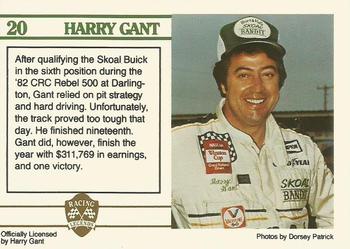 1991 Racing Legends Harry Gant #20 Harry Gant Back