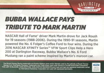 2016 Lionel NASCAR Authentics - Darlington Throwbacks #NNO Darrell Wallace Jr. Back