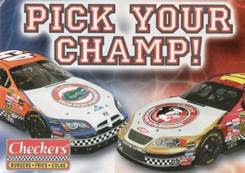 2005 WizKids Race Day CRG - Promo #NNO PIck Your Champ! Front