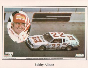 1986 Sportstar Photo-Graphics Racing #NNO Bobby Allison Front