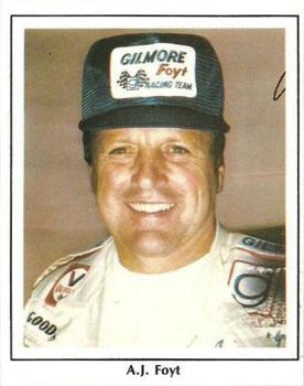 1986 Sportstar Photo-Graphics Racing #NNO A.J. Foyt Front