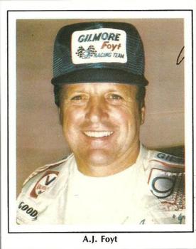1986 Sportstar Photo-Graphics Racing #NNO A.J. Foyt Front