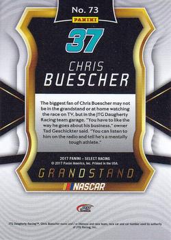 2017 Panini Select #73 Chris Buescher Back