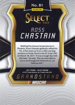 2017 Panini Select #81 Ross Chastain Back