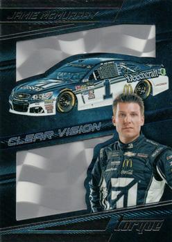 2017 Panini Torque - Clear Vision #1 Jamie McMurray Front