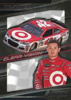 2017 Panini Torque - Clear Vision #17 Kyle Larson Front