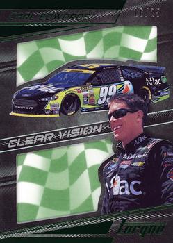 2017 Panini Torque - Clear Vision Green #39 Carl Edwards Front