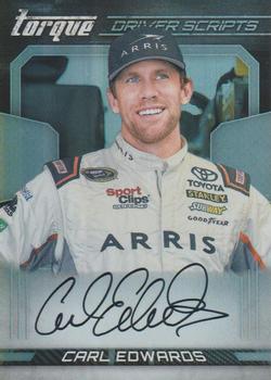 2017 Panini Torque - Driver Scripts #DS-CE Carl Edwards Front