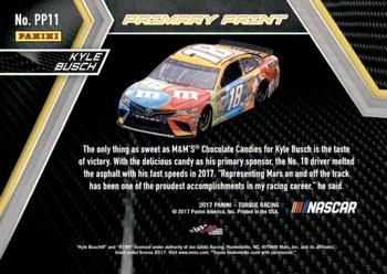 2017 Panini Torque - Primary Paint #PP11 Kyle Busch Back