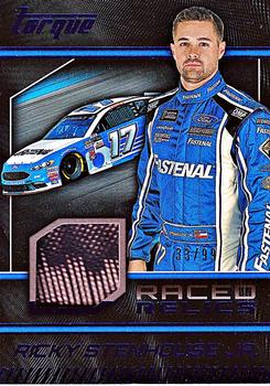 2017 Panini Torque - Raced Relics Blue #RR-RS Ricky Stenhouse Jr. Front