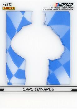 2017 Panini Torque - Visions of Greatness Blue #VG2 Carl Edwards Back