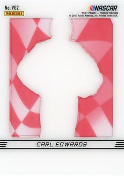 2017 Panini Torque - Visions of Greatness Red #VG2 Carl Edwards Back