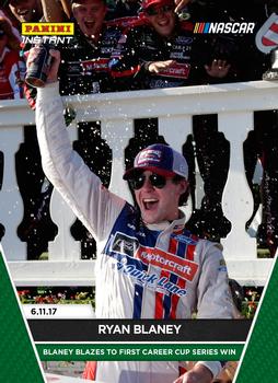 2017 Panini Instant - Green #14 Ryan Blaney Front