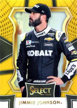 2017 Panini Select - Gold Prizms #2 Jimmie Johnson Front