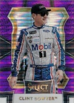 2017 Panini Select - Purple Pulsar Prizms #61 Clint Bowyer Front