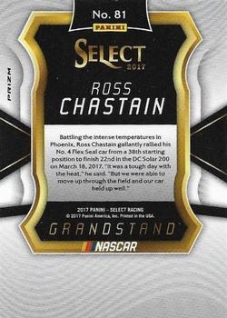 2017 Panini Select - Purple Pulsar Prizms #81 Ross Chastain Back