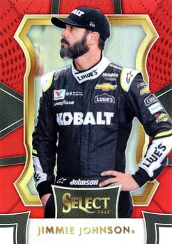 2017 Panini Select - Red Prizms #2 Jimmie Johnson Front
