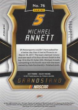 2017 Panini Select - Red White and Blue Pulsar Prizms #76 Michael Annett Back