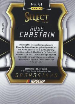 2017 Panini Select - Silver Prizms #81 Ross Chastain Back