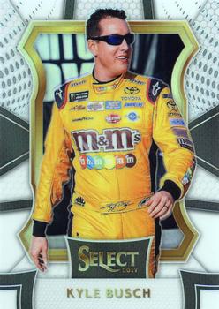 2017 Panini Select - White Prizms #49 Kyle Busch Front