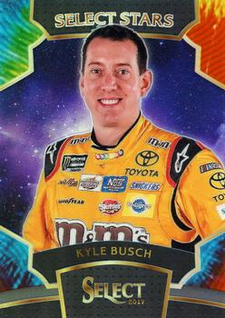 2017 Panini Select - Select Stars Tie-Dye Prizms #S13 Kyle Busch Front