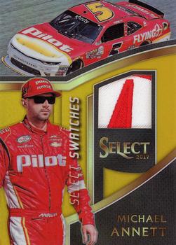 2017 Panini Select - Select Swatches Gold Prizms #MA Michael Annett Front
