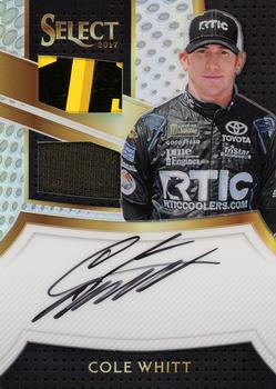 2017 Panini Select - Signature Swatches Duals #SSD-CW Cole Whitt Front