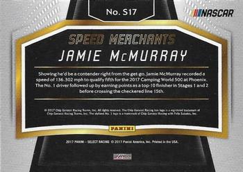 2017 Panini Select - Speed Merchants #S17 Jamie McMurray Back
