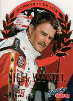 1996 SkyBox Indy 500 - Rookies of the Year #R8 Nigel Mansell Front